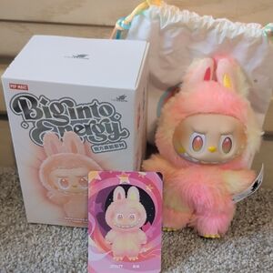💗💛 Labubu 💛💗 Pop Mart Big Into Energy - Loyalty, Opened Box but NWT